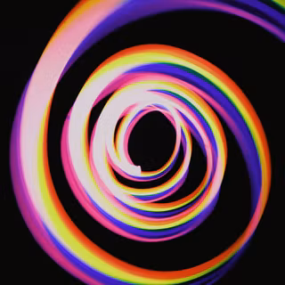 Rainbow spiral wallpaper