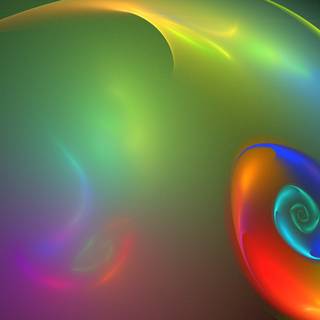 Rainbow spiral wallpaper