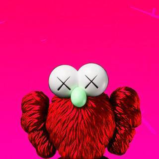 Red Kaws wallpaper