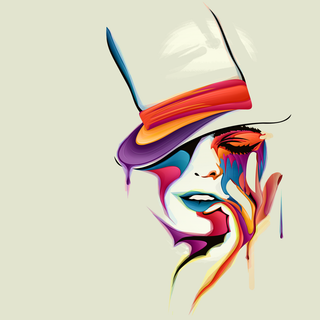 Girl vector art wallpaper