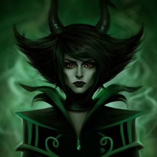 Green devil wallpaper