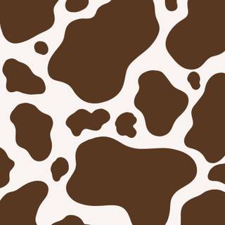 Winter cow print wallpaper