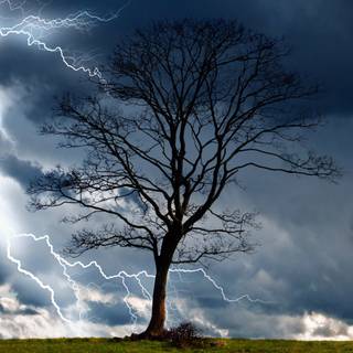 Autumn storm wallpaper