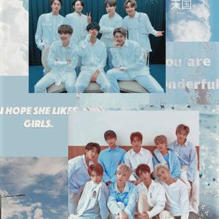 Stray Kids and BTS wallpaper