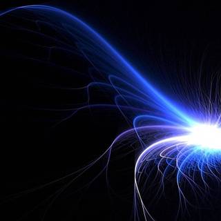 Neon lightning wallpaper