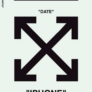 Off White iPhone 12 Pro wallpaper