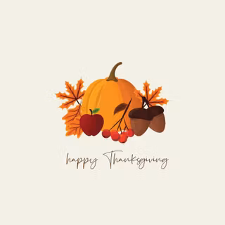 Cute fall Thanksgiving wallpaper