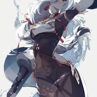 Shenhe Genshin wallpaper