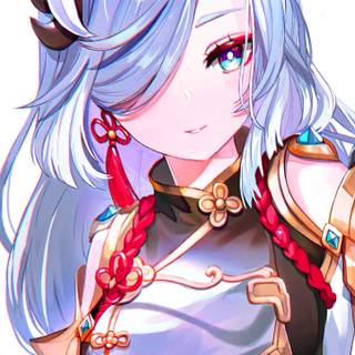 Shenhe Genshin wallpaper