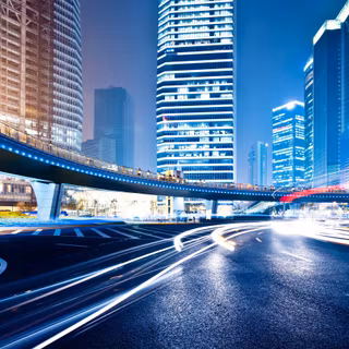 Big neon tower wallpaper