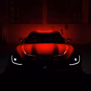 Red and black cars wallpaper