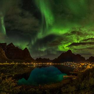 Norway night wallpaper