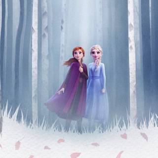 Winter Disney iPhone wallpaper