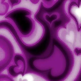 Heart swirls wallpaper