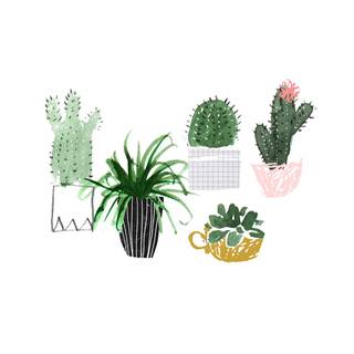 Lovely plants wallpaper