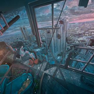 Apocalypse city wallpaper