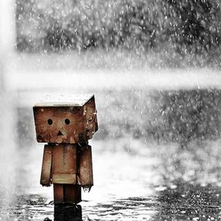 Dark rainy wallpaper