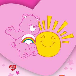 Happy Care Bear wallpaper