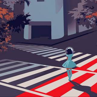 Crosswalk wallpaper