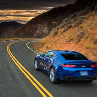 Blue Camaro wallpaper