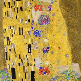 The Kiss Klimt iPhone wallpaper
