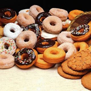 Variety of food wallpaper