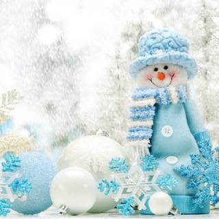 Cute Christmas winter wallpaper