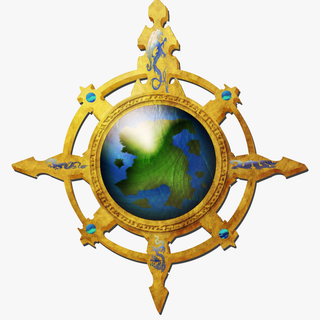 Compass rose wallpaper