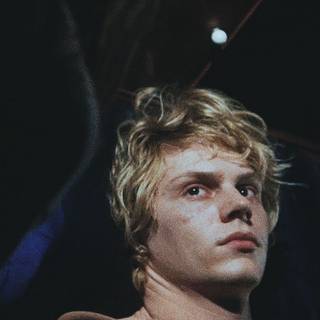 Evan Peters black aesthetic wallpaper