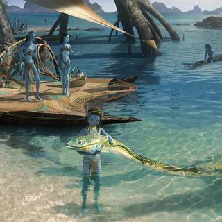 Avatar 2 The Way of Water movie poster wallpaper