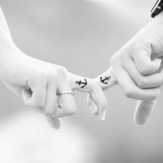 Matching couples wallpaper