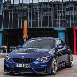 BMW M4 San Marino Blue wallpaper