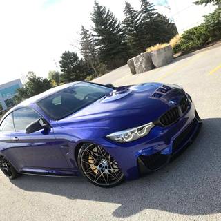 BMW M4 San Marino Blue wallpaper