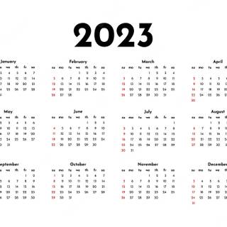 2023 calendar wallpaper