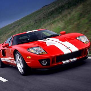 Red Ford GT wallpaper