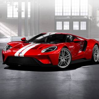 Red Ford GT wallpaper