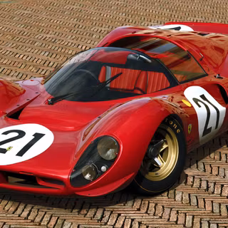 Le Mans Ferrari 330 wallpaper