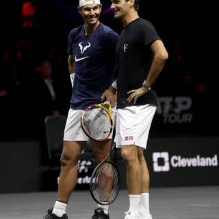 Roger Federer and Nadal wallpaper