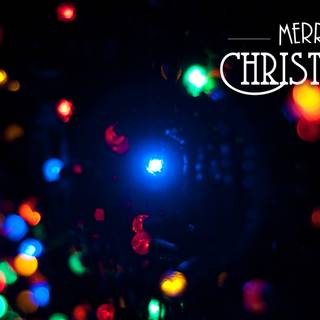 Aesthetic winter lights wallpaper