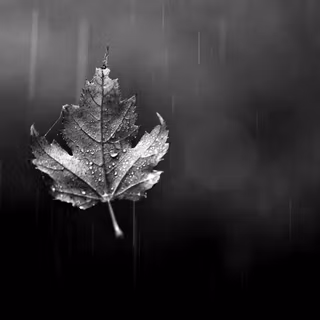 Autumn glass art wallpaper