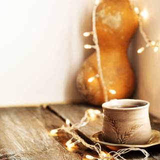 Rustic autumn holiday wallpaper