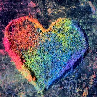Rainbow love wallpaper