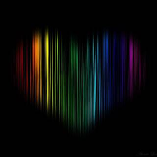 Rainbow love wallpaper