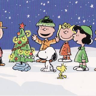 Winter Charlie Brown wallpaper