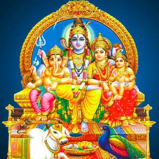 Lord Shiva and Family wallpaper