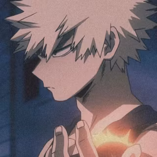 Bakugo aesthetic PFP wallpaper