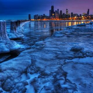 Chicago winter wallpaper