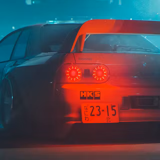 GTR neon wallpaper