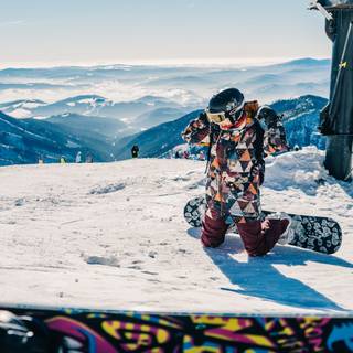 4k snowboarding wallpaper