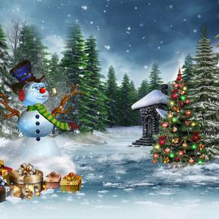 Christmas New Year winter wallpaper